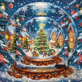 Weihnachtskristallkugel Puzzle 1000 Stück